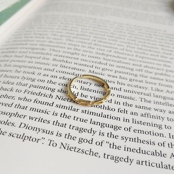 

real 925 sterling silver fashion buckle rings index finger ring for01