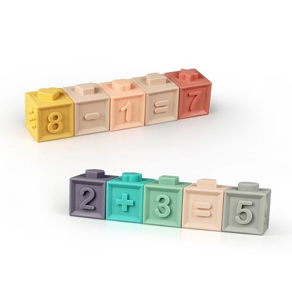 

12 zodiac diy baby soft toy soft plastic building blocks baby 12 zodiac diy baby babycare same educational toys