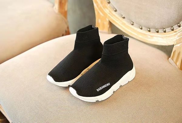 

baby boy shoe black fashion kid sport running shoes little girl toddlers 2020 new athletic gym girl fabric slip on shoe eu 21-37 with box