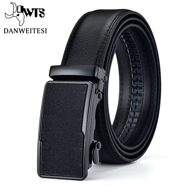 

dwts]belt male genuine leather strap belts for men belt automatic buckle black belts cummerbunds, Black;brown
