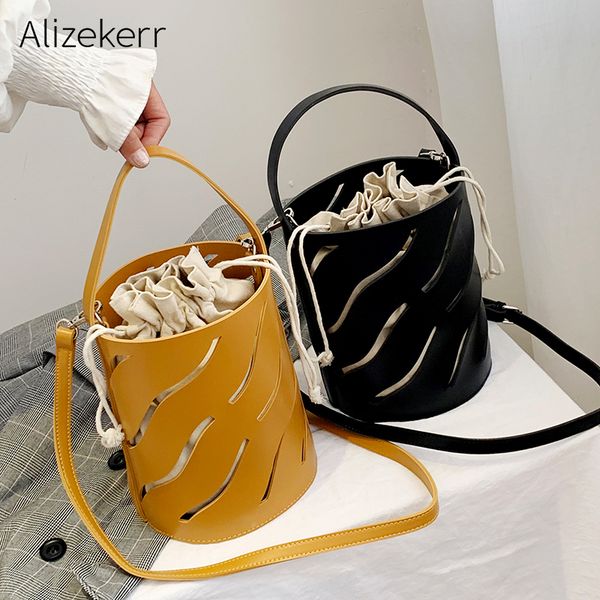 

выдалбливают ведро сумка женщины лето 2019 новый белый повседневный простой кошелек и повешение дамы новый элегантный сумка для путешествий