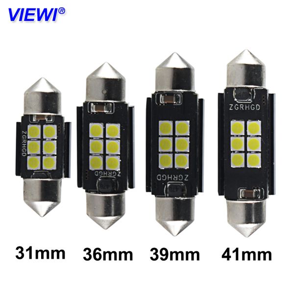 

c5w c10w car festoon 31mm 36mm 39mm 41mm canbus led bulb light super white 2w 12v 24v quality aluminum auto interior dome lamp