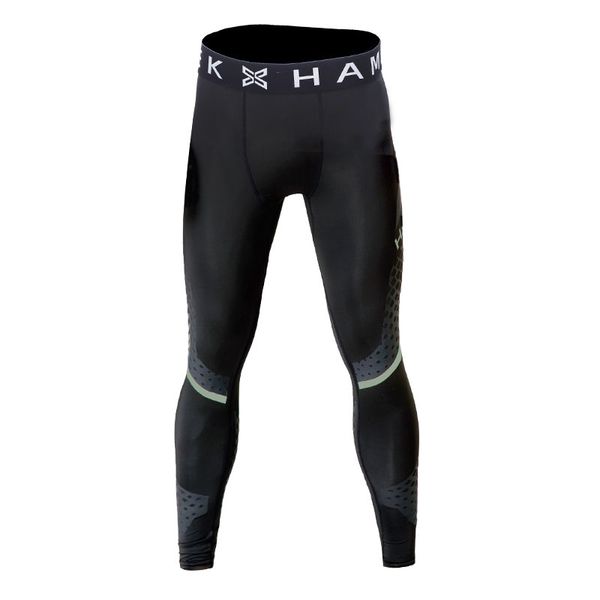 

men compression running leggings tights pants jogging soccer training pants tennis sports bodybuilding leggings gym clothing, Black;blue
