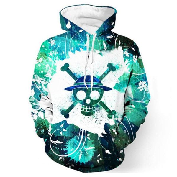 

anime one piece luffy hooded hoodie 3d printed coat jacket pullover sweatshirt sportswear streetwear cosplay costume, Black