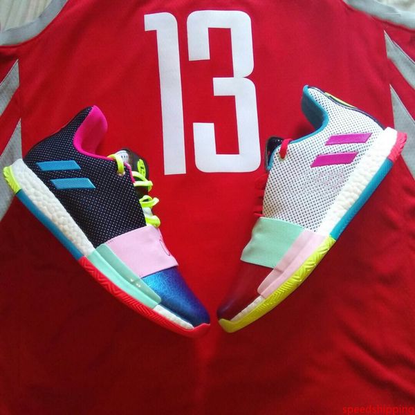 

2019 james harden basketball shoes vol.3 vol 3 drew league different breed wanted waht the mission 13 size 40-46
