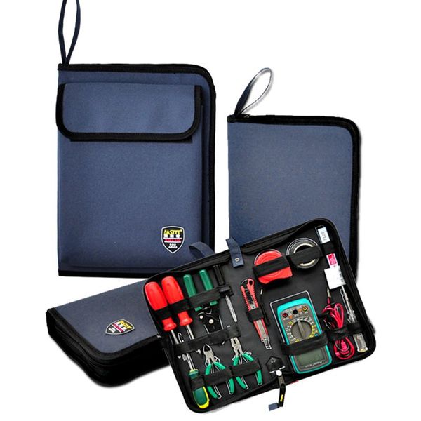 

professional electricians hard plate tool kit bag storage case multifunctional pocket organizer waterproof oxford 3 sizes