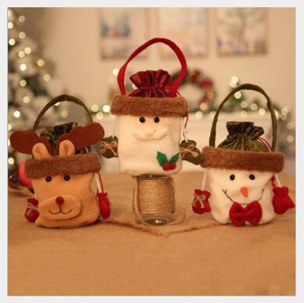 

children's christmas day apple bag candy gift bag christmas eve apple