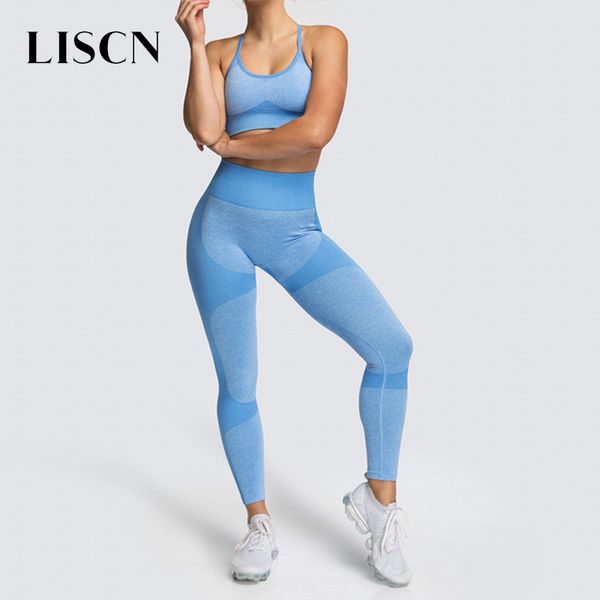 

liscn 2 piece set workout clothes for women sports bra and leggings set sports wear for women gym clothing athletic yoga