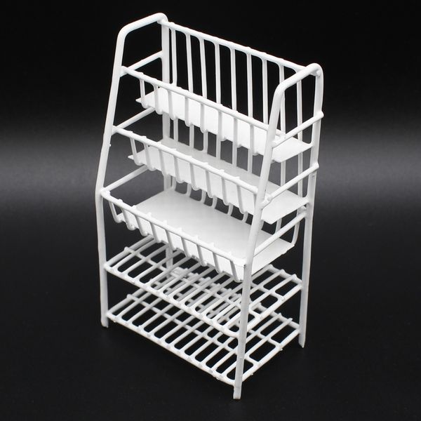 

1/12 dollhouse miniature furniture magazine rack bookshelf model living room study room accessory
