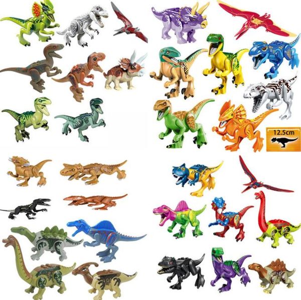 

wholesale 32 styles can choose building blocks figures model dinosaur bricks assemble kids bricks kids toys christmas gift toys by1141