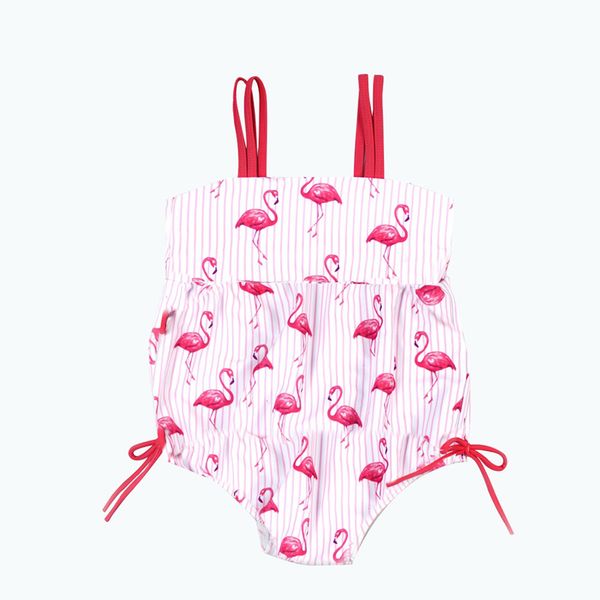

kid child girls swim wear suit one piece for baby red swimsuit flamingo printed swimuits princess swim suits beach bathing suit