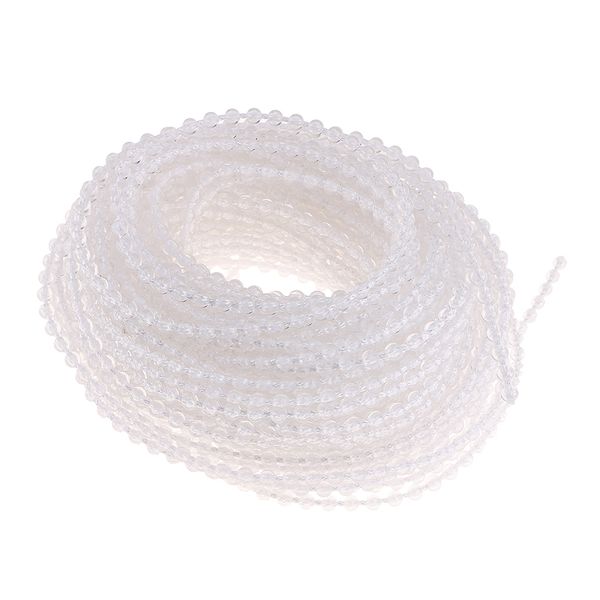 

6.56ft length roller blind shade clear plastic bead beads beaded chain x 1