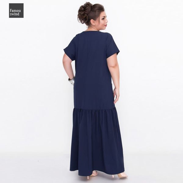 

6xl 2019 лето длинное платье женщины большой размер сыпучие вскользь maxi платье elegant plus размер женской одежды длина пола платье, Black;gray
