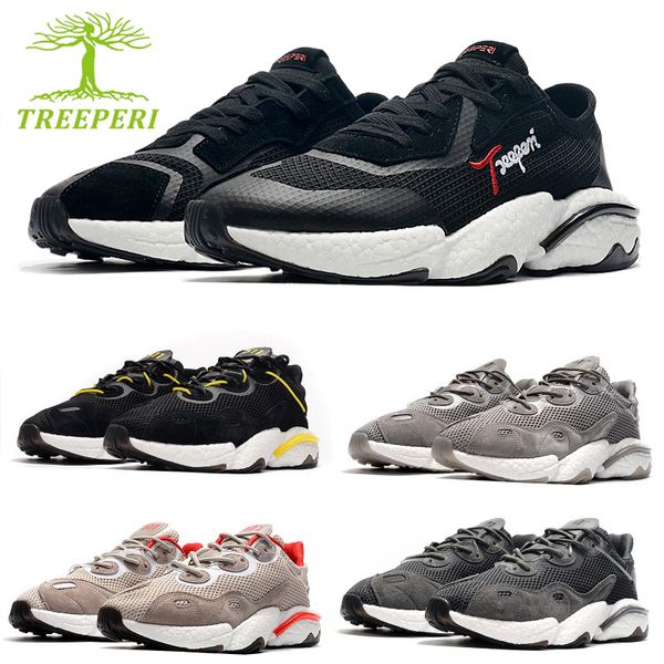 

new reflective treeperi basfboost 511 v1 v2 designer triple black white yellow coral university red running shoes cool grey sneakers trainer, White;red