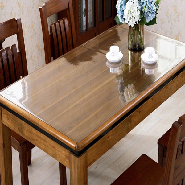 

transparent pvc tablecloth waterproof oil tablecloth plastic crystal soft board table mat glass soft cloth 1.0mm