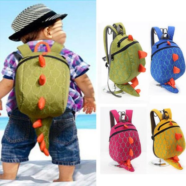 

dinosaur print children backpacks kids boys girls fashion cute cartoon 3d dinosaur shoulder backpack bags student schoolbag new