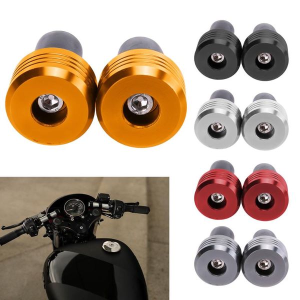 

7/8" aluminum motorcycle handlebar grip end caps plugs moto handle bar weight slider sle ser moto accessories 4 colors