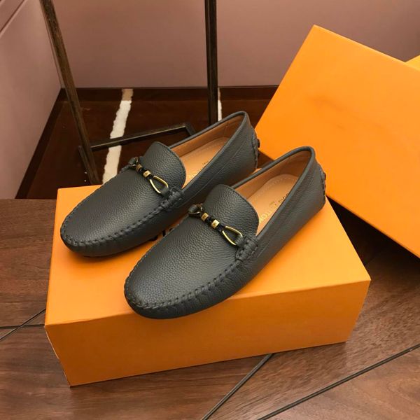 

designer leisure driving peas men's soft bottom sets loafers 19 new made in italy cs02, Black