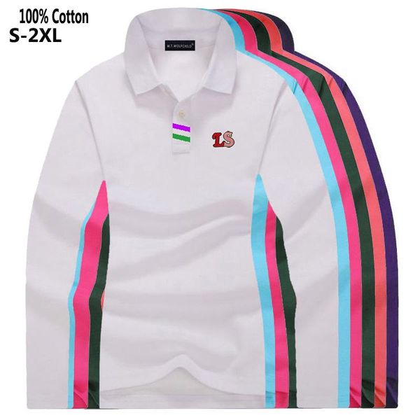 

100% хлопок высокое качество 2020 новый женский с длинным рукавом поло рубашки повседневные бренд леди нагрудные поло рубашки мода тонкий же, White