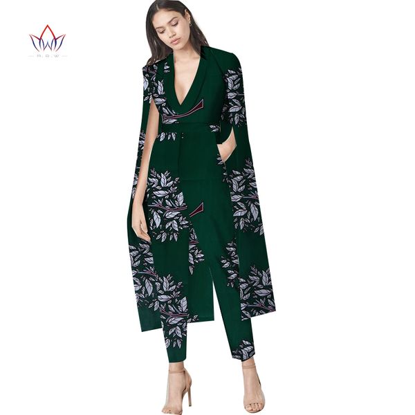 

2019 african traditional clothing for women and pants set african women clothing print dashiki cotton set two pieces wy3909, White