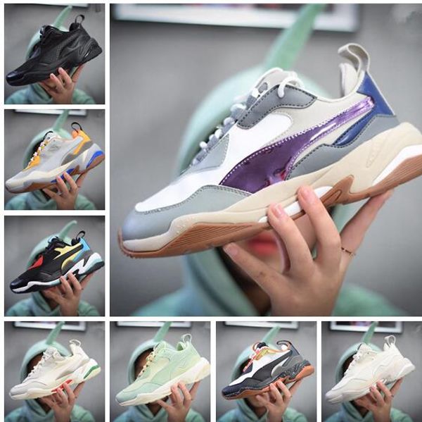 

Newest Pum Thunder Spectra Doing Old Genuine Leather Casual Old Dad Shoes Thunder Spectra Breathable Genuine Leather Running Sneakers