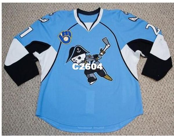 

real men real full embroidery #28 janne niskala #21 beck 2017 new ahl milwaukee admirals jersey or custom any name or number hockey jersey, Black;red