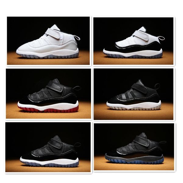 

newborn 11s concord td infant baby kids basketball shoes white black gym red bred gamma blue girl toddler sneakers prewalker midnight navy