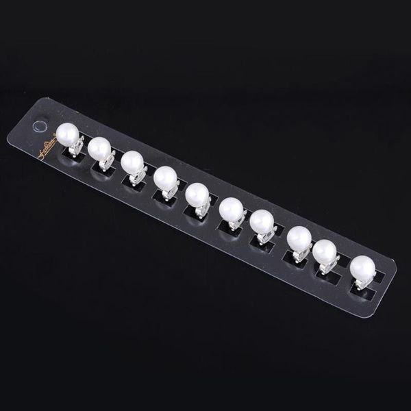

imixlot 10pcs princess crystal rhinestone pearl hair clips dish made hairpin for women bride wedding jewelry accessories wholesa, Golden;white
