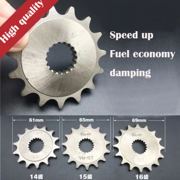 

for gs125 gn125 dr125 rm125 en125-2a gs engine hyosung 125 motorcycle 428 chain front sprocket 14 15 16 teeth sprockets