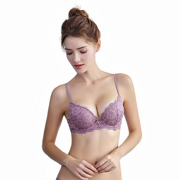 

sexy бюстгальтеры для женщин push up lace хлопок косточках бюстгальтер 3 4 чашки нижнее белье скорректированная-ремни bralette белье intimat, Red;black