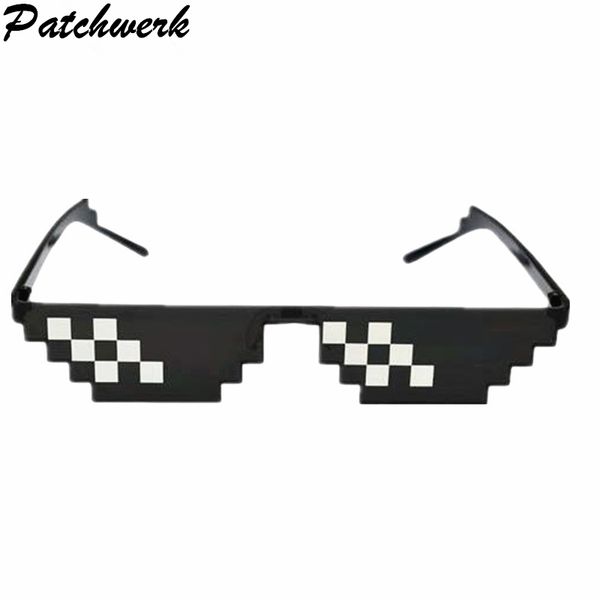 

deal with it thug life glasses 8 bits sunglasses eyewear women men dealwithit popular around the world, White;black