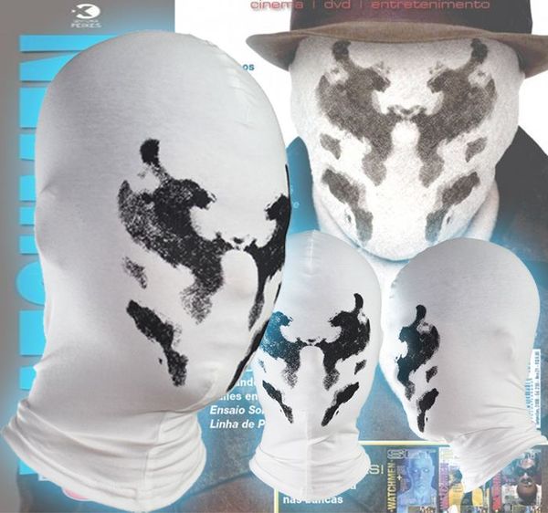 

rorschach masks ghost balaclava watchman cosplay costume halloween headgear comic full face mask