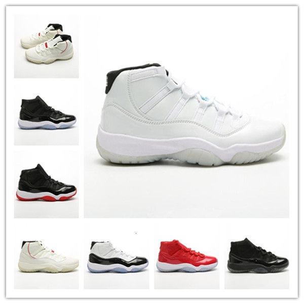 

11 новый бред низкие 11s мужчины женщины jumpman баскетбол обувь concord 45 white metallic silver платина оттенок пространство стилиста крос