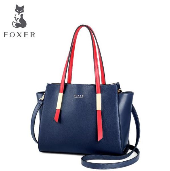 

foxer brand new design female occident style tote women shoulder bags lady fashion trapeze handbags & crossbody bag
