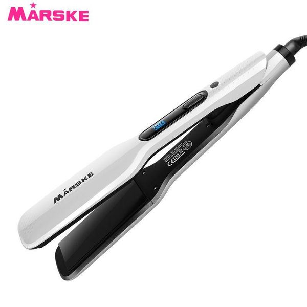 

new splint hair straightener thermostat curler blue screen digital display volume straight dual-purpose hair clipper perm wholesale