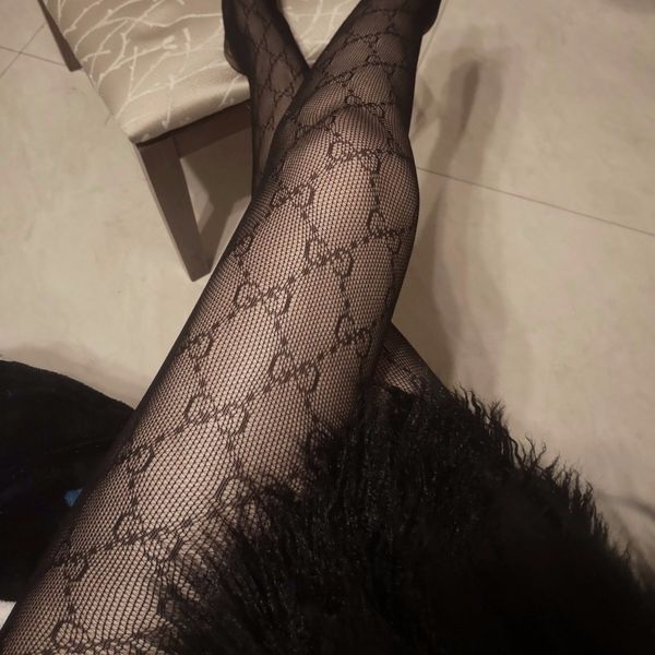 

special design letter hollow bottoming pantyhose the est leggings in europe and america socks, Silver