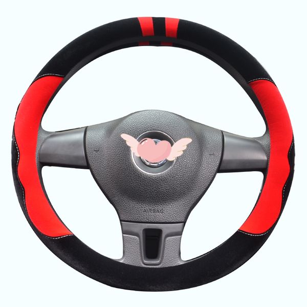 

girl pink auto accessories steering cover auto 37-38cm round steering wheel cover case 15 inch women products