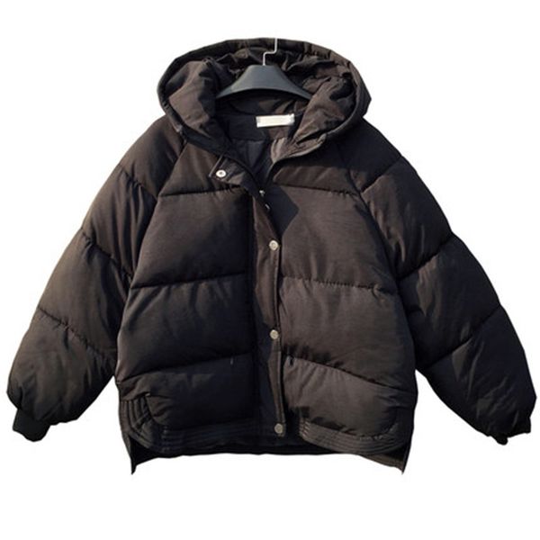 

plaid down jacket women short paragraph 2019 new small fresh down jacket winter fashion trend coat, Black