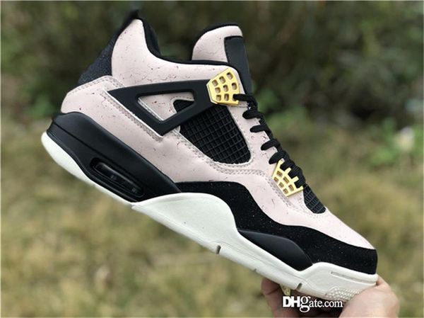 

2019 limited 4 wmns silt red pink for men basketball shoes gold black phantom volt aq9129-601 authentic sports shoes with box, White;red