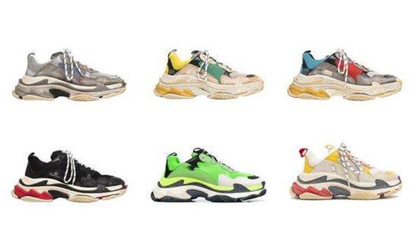 

2019 triple S 17FW GREEN Speed Trainer Luxury sneakers tess Chaussette with box Chaussures trainer designer shoes free shipping