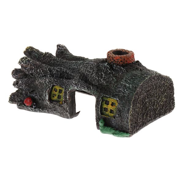 

reptile shelter hiding tree cave house for lizards gecko spider frog snakes