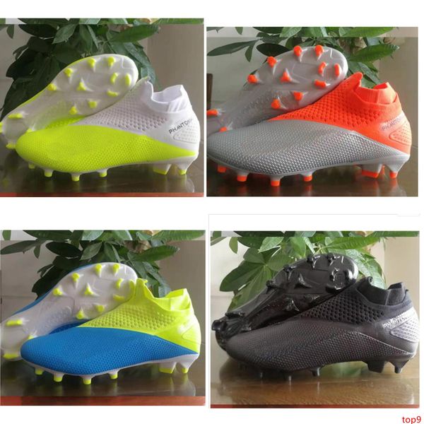 

горячий phantom всн видение ii elite fg df 2 2s mens розового мода высокого голеностопного футбол бутсы футбол обувь размер us6.5-11