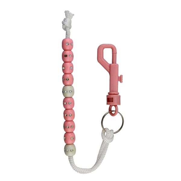 

golf scoring score bead stroke scounter keeper w/clip club keyring chain