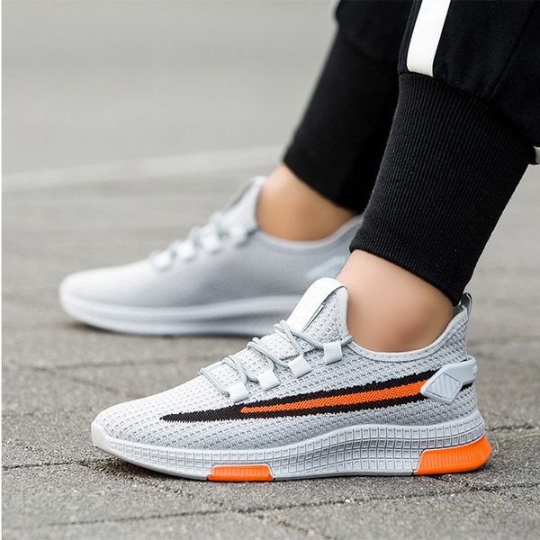 

fitness popular men running shoes outdoor walking hiking athletic breathable fashion black white shoes comfortable sneakers 14i