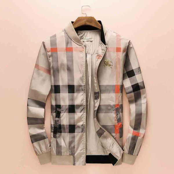 

burberri роскоши моды мужские куртки высокого качества нового пальто вскользь открытая удобная куртка дикий обычай куртка классическая прили, Black;brown