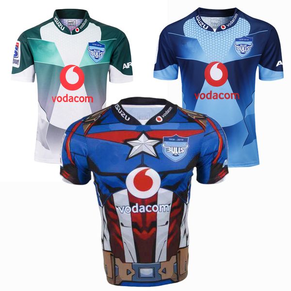 

new 1938-2019 2020 blue bulls rugby jerseys rugby league jersey 19 20 shirts, Black;gray