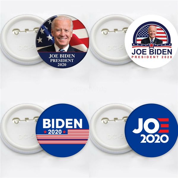 

8 styles joe biden brooch 2020 us presidential election biden badge tinplate election badge party favor zza2221 3000 1pcsn#818