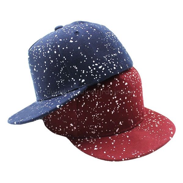 

fashion new 1 pc dot printed hats adjustable children kids casual baseball cap sun hip hop snapback for boys girls au28
