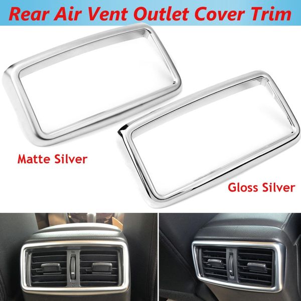 

стайлинга автомобилей abs хром кондиционер вентиляционное отверстие крышка наклейка подходит для rouge x-trail 2014 2015 2016 2017 2018 аксе