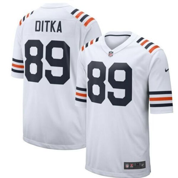 

mike ditka #89 men's retired xs-5xl stitched football jerseys, Gray